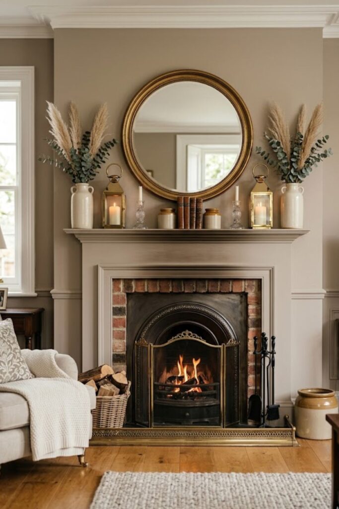 12. Symmetrical Decor Arrangement