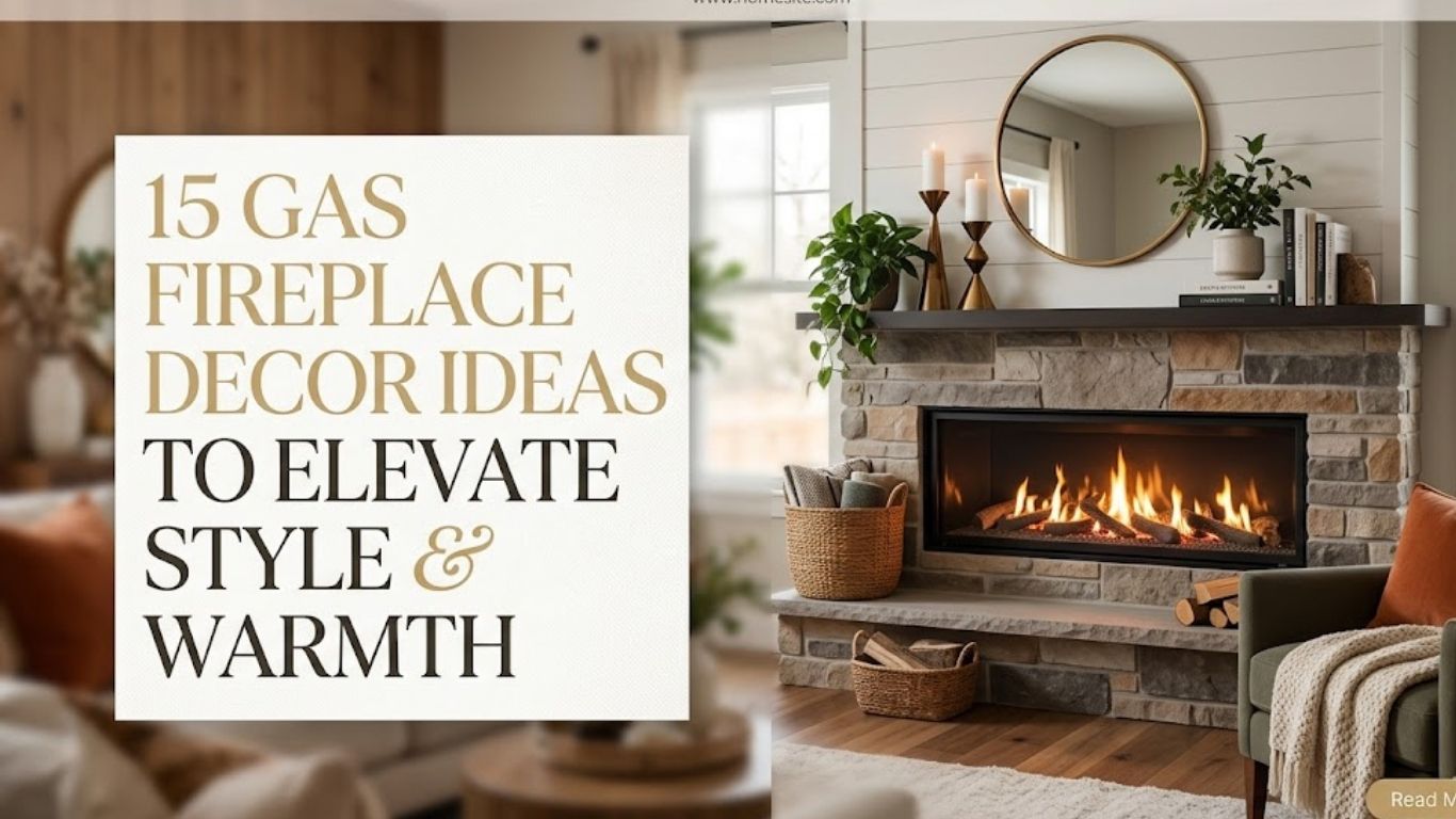 15 Gas Fireplace Decor Ideas to Elevate Style & Warmth