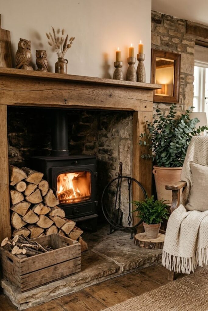 2. Rustic Wooden Accents