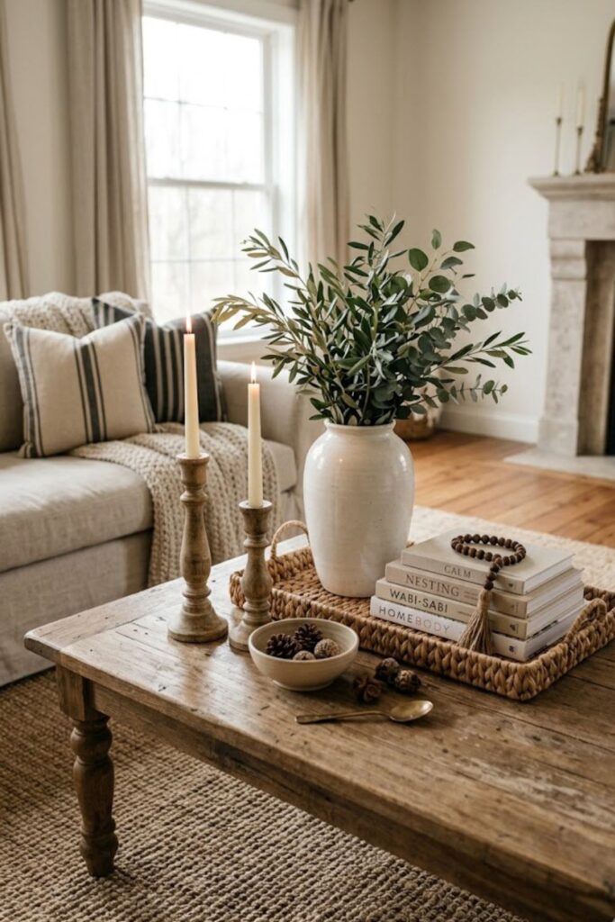 15 Farmhouse Coffee Table Decor Ideas for a Cozy Rustic Home