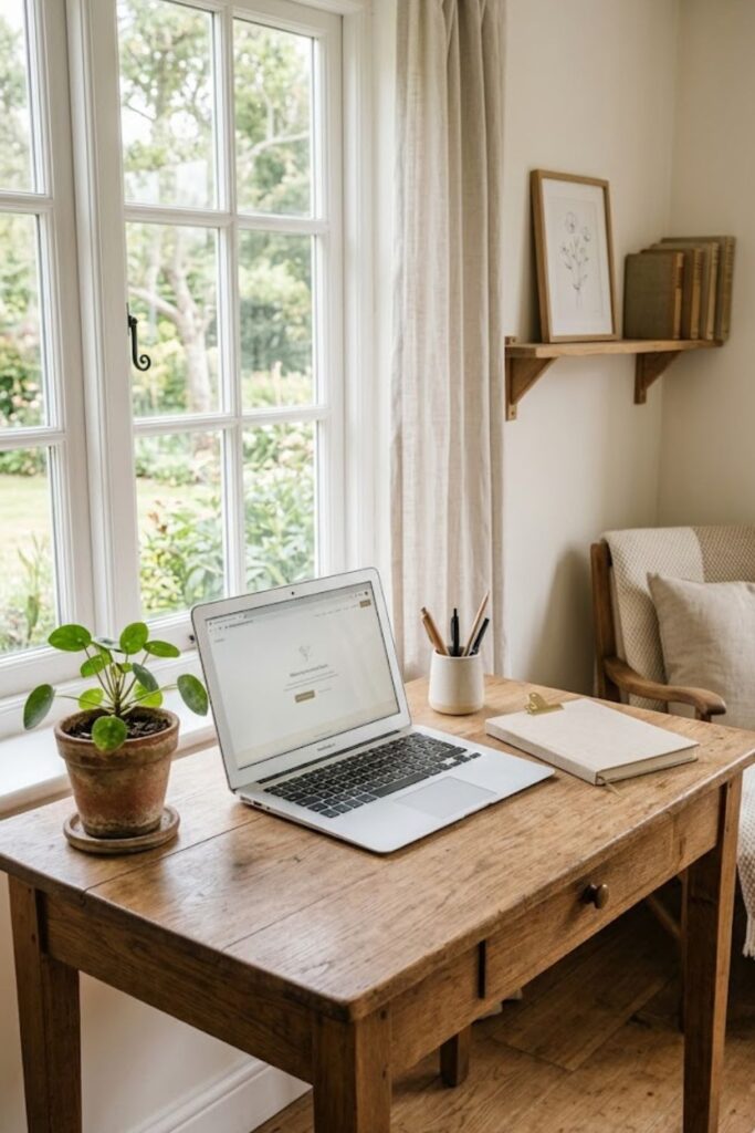 15 Farmhouse Office Decor Ideas for a Cozy Rustic Workspace