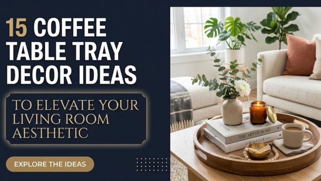 15 Coffee Table Tray Decor Ideas to Elevate Your Living Room Aesthetic