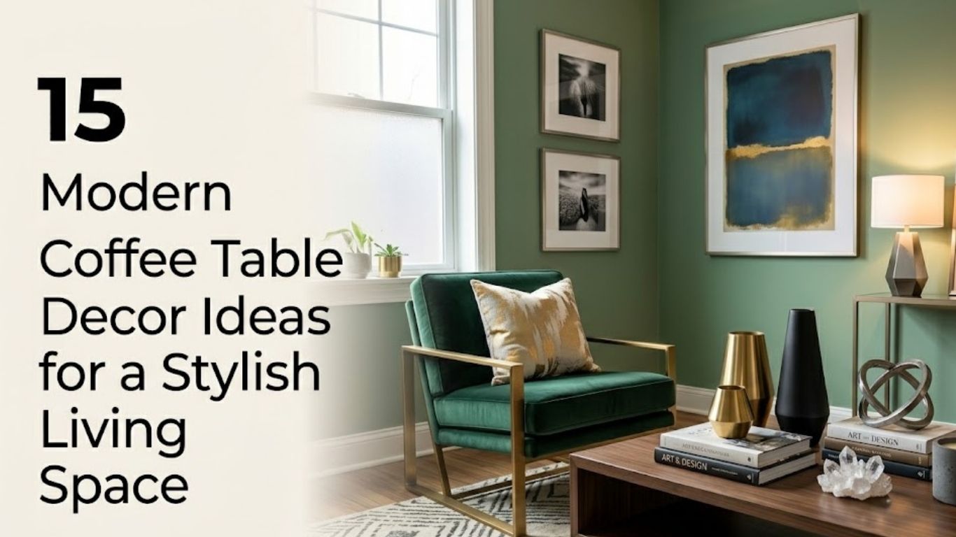 15 Modern Coffee Table Decor Ideas for a Stylish Living Space