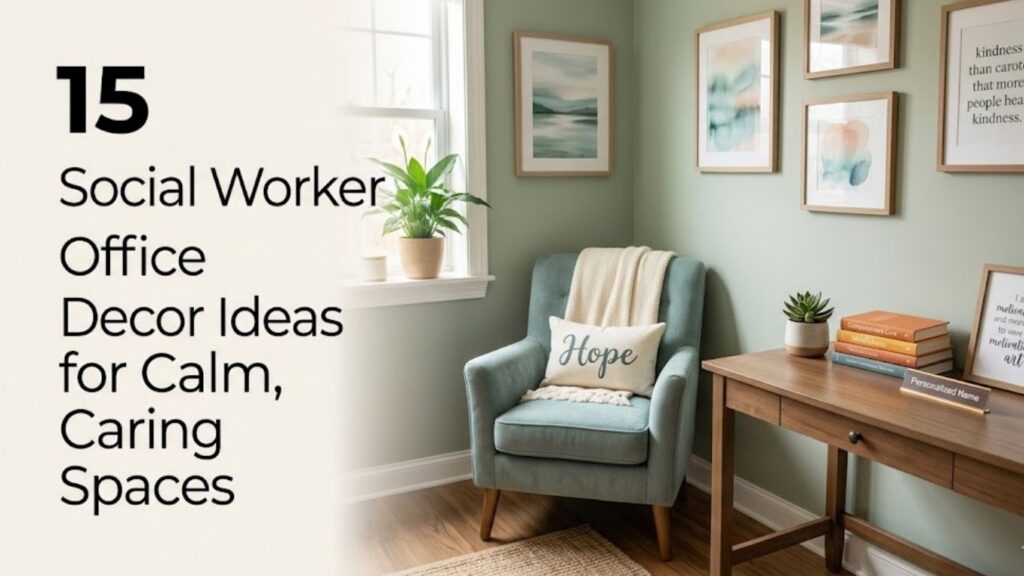 15 Social Worker Office Decor Ideas