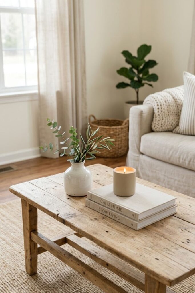 15 Farmhouse Coffee Table Decor Ideas for a Cozy Rustic Home